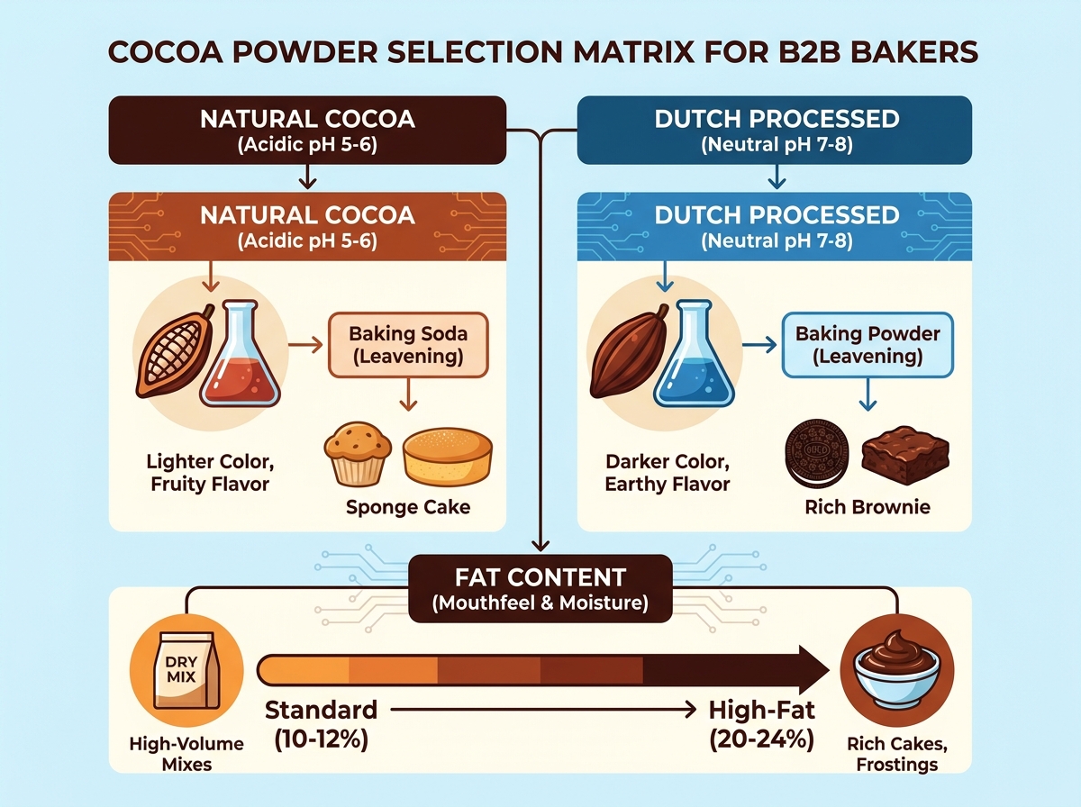 Industrial Cocoa Powder Sourcing and Quality Control