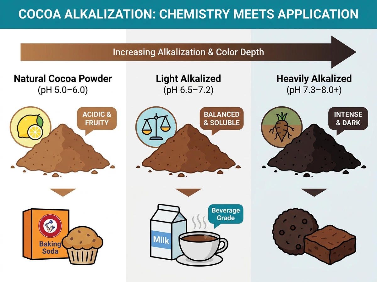 Wholesale cocoa powder supplier for chocolate